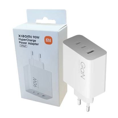 Picture of Xiaomi 90W HyperCharge 3-Port Fast Charger – White
