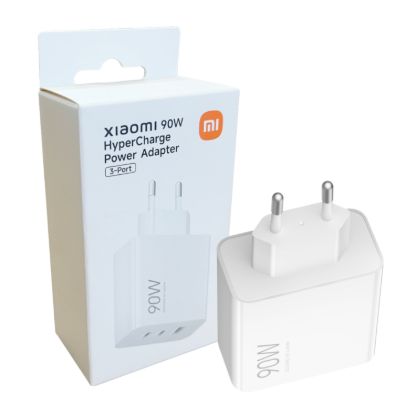 Picture of Xiaomi 90W HyperCharge 3-Port Fast Charger – White