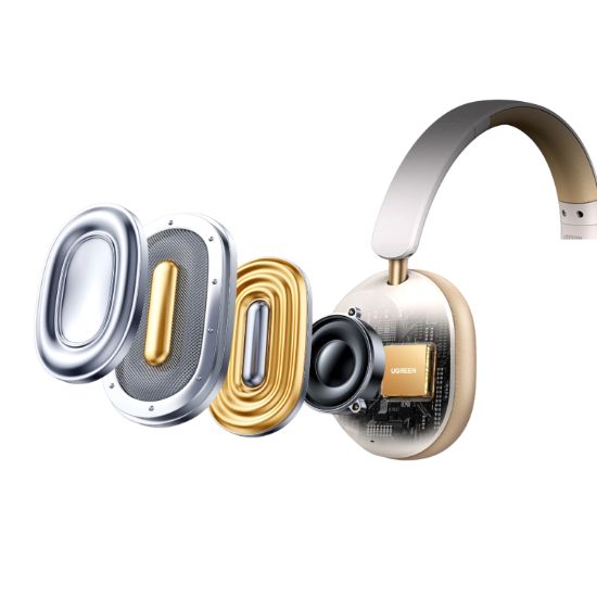Picture of UGREEN HiTune Max 5C Hybrid ANC Headphones–White