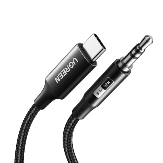 Picture of UGREEN USB Type-C to 3.5mm AUX Audio Cable 2M - Black