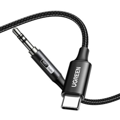 Picture of UGREEN USB Type-C to 3.5mm AUX Audio Cable 1M - Black