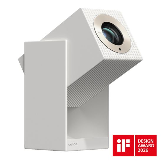 Picture of Wanbo Cube 2 Pro – 1080P 500ANSI Android 11 Smart Home Theatre Projector – White