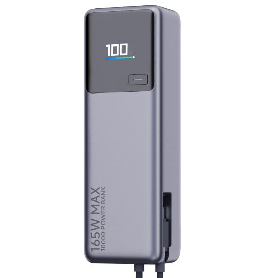 Picture of Xiaomi 165W Power Bank 10000mAh (Integrated Cable)-Silver