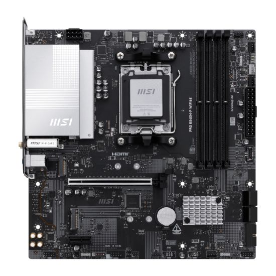 Picture of MSI PRO B840M-P Wi-Fi 6E AMD AM5 MATX Gaming Motherboard