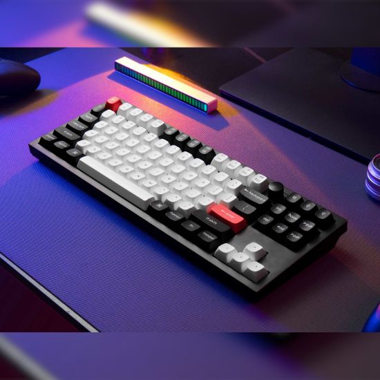 Picture of Keychron Q3 HE QMK 80% Wireless Custom Mechanical Keyboard (Nebula Switch) – Carbon Black