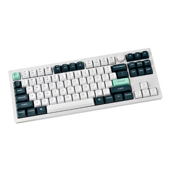 Picture of Keychron Q3 HE QMK 80% Wireless Custom Mechanical Keyboard (Nebula Switch) - Shell White