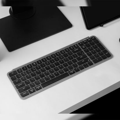 Picture of Keychron B2 Pro Ultra-Slim 96% Wireless Keyboard - Space Gray