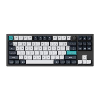 Picture of Keychron Q3 Max QMK/VIA 80% Wireless Custom Mechanical Keyboard (Banana Switch) - Carbon Black