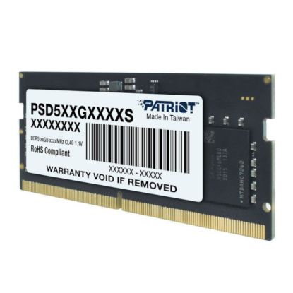 Picture of Patriot Signature Line DDR5 16GB 4800MHz Single Rank SODIMM Notebook Memory