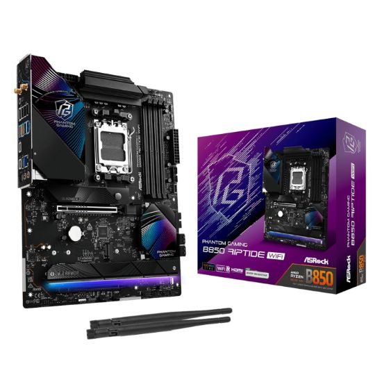 Picture of ASROCK B850 RIPTIDE WIFI AM5 ATX 4X DDR5