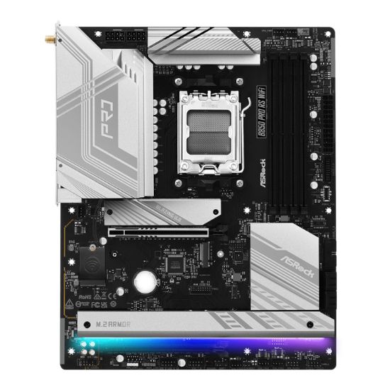 Picture of ASRock B850 Pro RS Wi-Fi ATX Motherboard (AMD AM5, DDR5, PCIe 5.0)