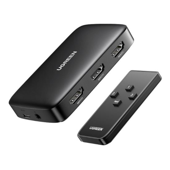Picture of UGREEN CM332 3-in-1 HDMI 1.4 Switch 4K