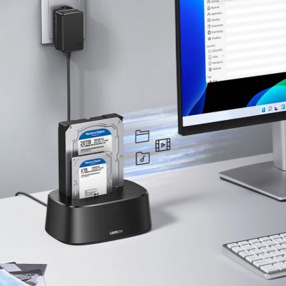 Picture of UGREEN CM198 3.5/2.5 inch SATA HDD/SDD USB3.0 Docking Station