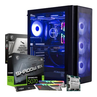 Picture of PCBuilder Ryzen 7 9700X TACTICIAN Windows 11 Gaming PC