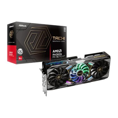 Picture of ASRock Radeon RX9070 XT Taichi 16G OC Graphics Card