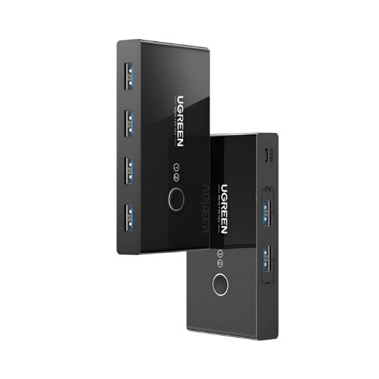 Picture of UGREEN USB 2.0 4-Port Switch Box, with 1.5m USB Cables