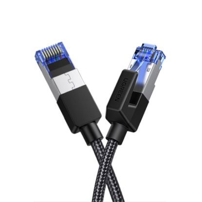 Picture of UGREEN Cat8 Nylon Braided Ethernet Cable - 40Gbps with Modular Plugs - 1m