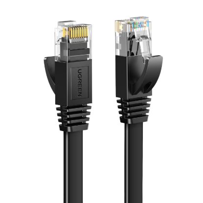 Picture of UGREEN NW102 Cat6 U/UTP Flat Ethernet Cable 0.5m - Black