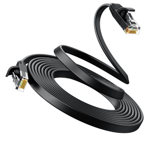 Picture of UGREEN NW102 Cat6 U/UTP Flat Ethernet Cable 2m - Black