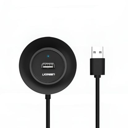 Picture of UGREEN 4-IN 1 USB 2.0 Hub (20777) - Black