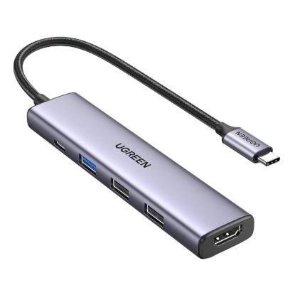 Picture of UGREEN Revodok 5-in-1 Type-C Hub | 4K HDMI | Type-C | USB3.0 | USB2.0