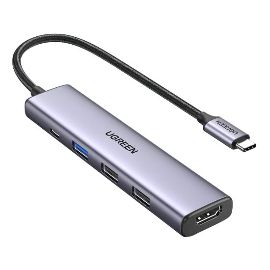 Picture of UGREEN Revodok 5-in-1 Type-C Hub | 4K HDMI | Type-C | USB3.0 | USB2.0