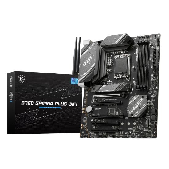 Picture of MSI B760 GAMING PLUS WIFI DDR5 LGA1700 ATX Motherboard