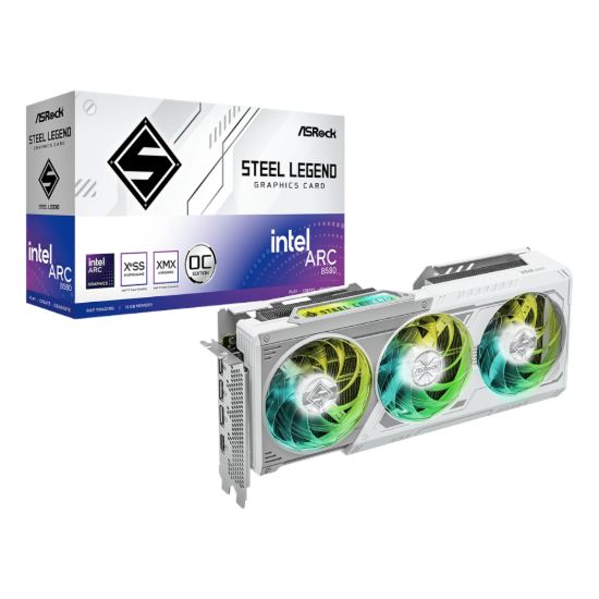 Picture of ASRock Intel Arc B580 Steel Legend OC 12GB GDDR6 192-BIT Graphics Card