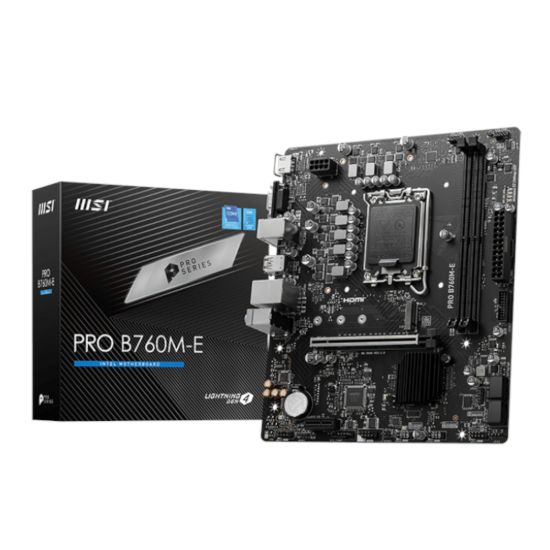 Picture of MSI B760M-E PRO DDR5 LGA1700 M-ATX Motherboard