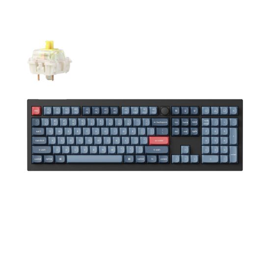 Picture of Keychron V6 Max Wireless Custom Keyboard - BANANA Switch