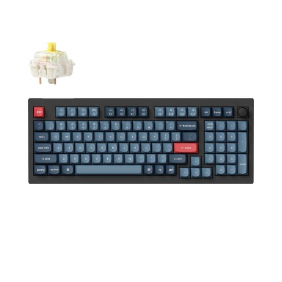 Picture of Keychron V5 Max Wireless Custom  Keyboard - BANANA Switch
