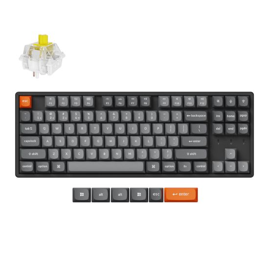Picture of Keychron K8 Max QMK Wireless Custom Mechanical Keyboard | BANANA Switches