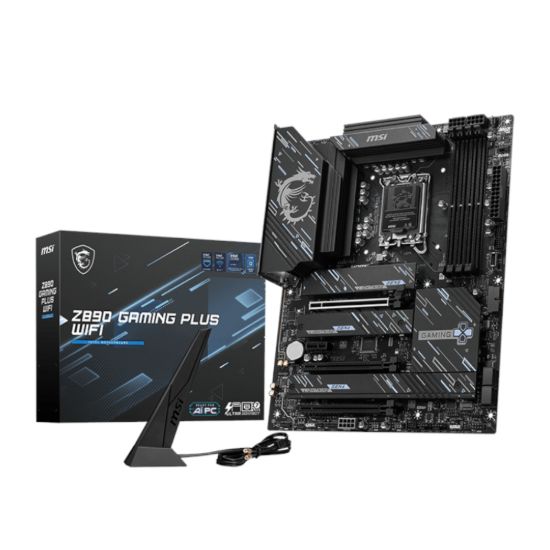 Picture of MSI Z890 GAMING PLUS WIFI DDR5 Intel LGA1851 ATX Gaming Motherboard