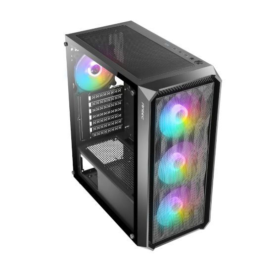Picture of Antec NX292 ATX | Micro-ATX | ITX ARGB Mid-Tower Gaming Chassis - Black