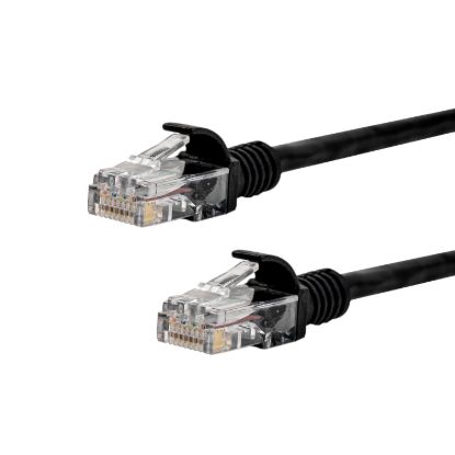 Picture of Gizzu Cat6 UTP Fly Lead Ethernet Network Cable 50cm – Black