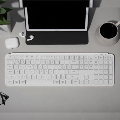Picture of Keychron B6 Pro Ultra-Slim 100% Wireless Keyboard – Ivory White