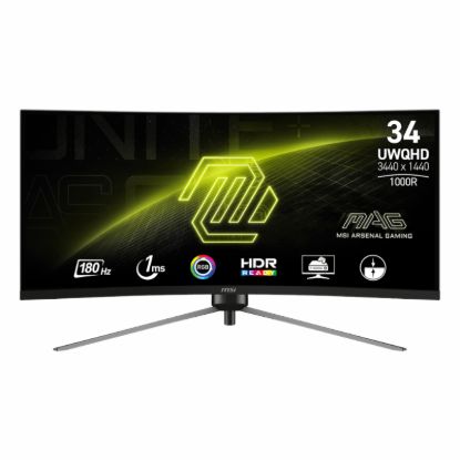 Picture of MSI MAG345CQR 34" Curved Gaming Monitor 3440x1440 (UWQHD) VA 1ms 180Hz