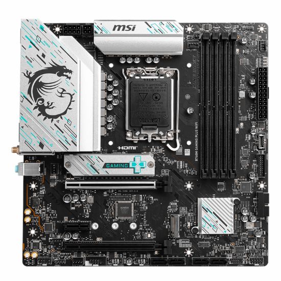 Picture of MSI B760M GAMING PLUS WIFI DDR5 Intel LGA1700 M-ATX Gaming Motherboard