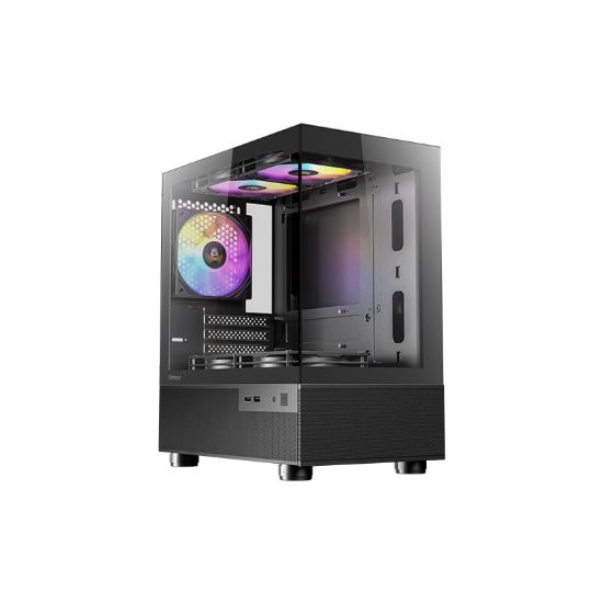 Picture of Antec CX200M Elite Micro-ATX | ITX RGB Mini-Tower Gaming Chassis - Black