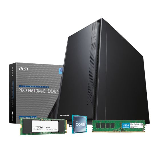 Picture of PCBuilder Intel i3-12100 HOME MASTER Windows 11 Desktop PC