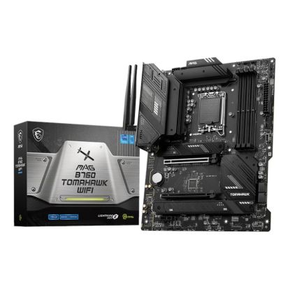 Picture of MSI MAG B760 TOMAHAWK WIFI DDR5 Intel LGA1700 ATX Gaming Motherboard