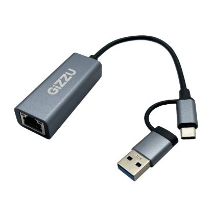Picture of Gizzu High Speed Type-C/A to Gigabit Adapter Poly