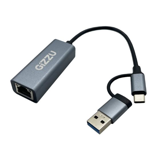 Picture of Gizzu High Speed Type-C/A to Gigabit Adapter Poly