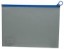 Picture of Brainware A4 Clear Carry Folder With Blue Easy Slide Zip