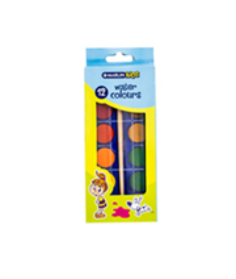 Picture of Marlin Kids 12 Water Colours with Brush
