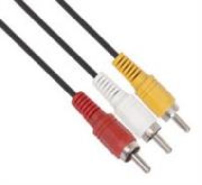 Picture of Rca Extended Cable R/Wh/Blk, Retail Box, No Warranty