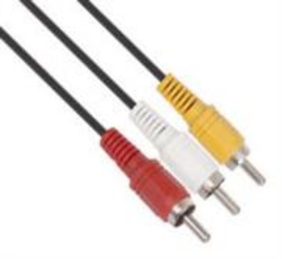 Picture of Rca Extended Cable R/Wh/Blk, Retail Box, No Warranty