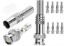 Picture of Securnix RG59 8 Pack Screw Spring BNC Connectors