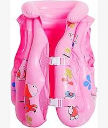 Picture of Casey Kids Small Inflatable Swimming Vest Pink