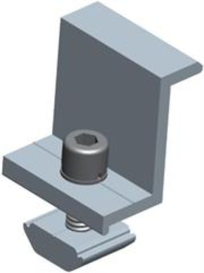 Picture of Solarix End Clamp 35mm Solar Panel Mounting